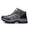 High-top Boots Men Comfortable Warm Plush Anti-slip Outdoor Hiking Shoes Men Breathable Durable Thick-soled Soft Snow Boots Men