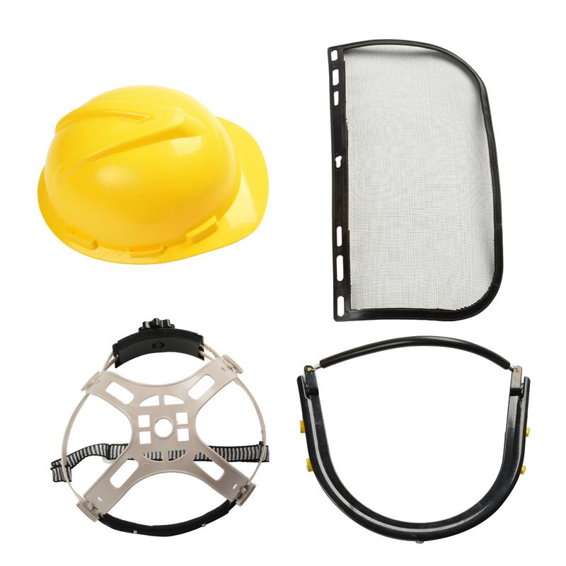 Chainsaw Safety Helmet Face Shield Protection With Mesh Visor For Stihl Trimmer