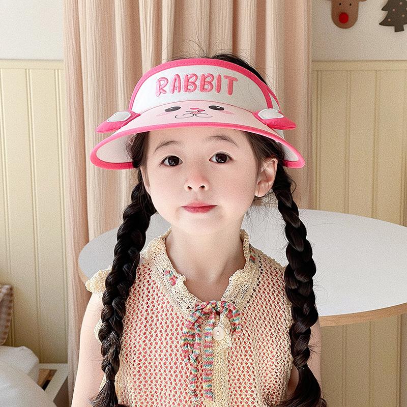 New Children's Sun Hat Little Girl UV Sun Hat Boys and Girls Big Hat Summer Empty Top Hat