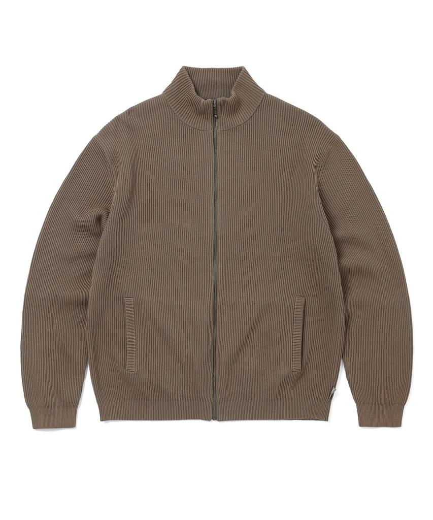 Thisisneverthat Washed Full Zip Cardigan Gray