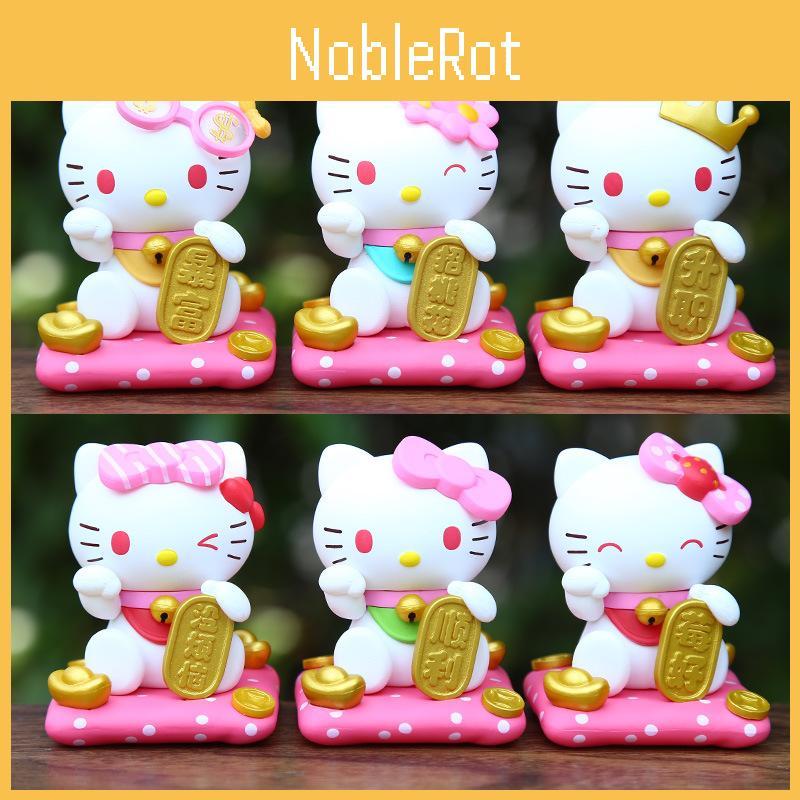 Cute And Charming Pvc Lucky Cat Figurine For Desk Car Decoration Gift For Girls