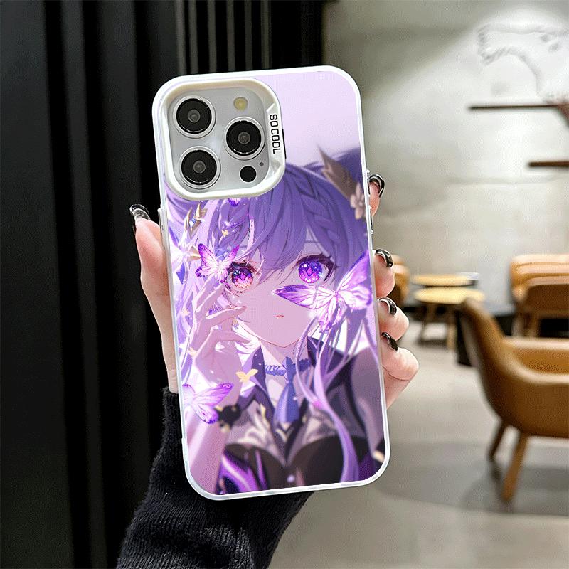Genshin Impact Keqing Shockproof Phone Case for iPhone 17 Air 16 16E 15 Pro Max 14 Plus 13 Mini 12 Back Cover Anti Fall Fundas