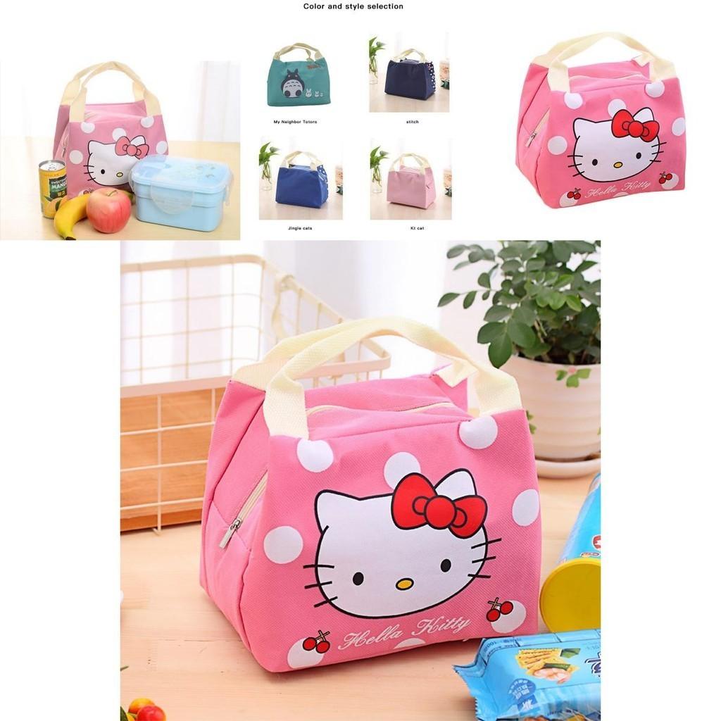 Doraemon Totoro Stitch Waterproof Cute Lunch Bag With Large Capacity