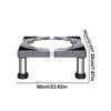 Washing Machine Stand Stainless Steel Dryer Stand Adjustable Washer Dryer Pedestal With 4 Strong Feet for Home Appliance