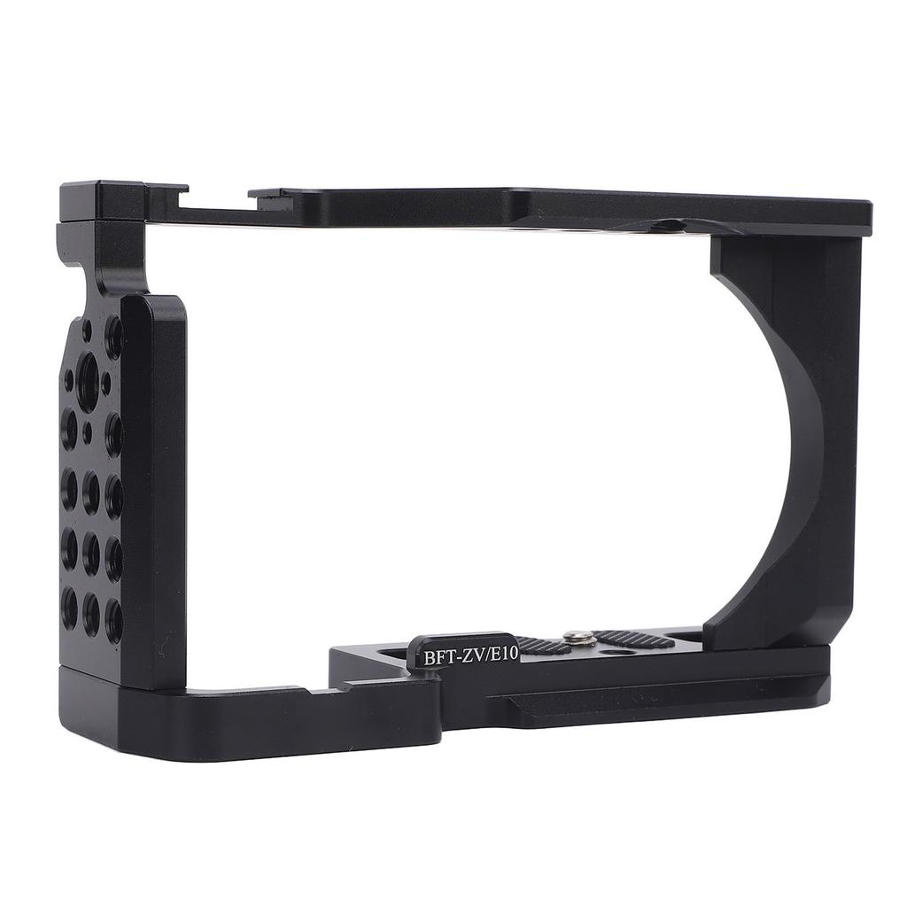 Kamerabur för ZV-E10 Aluminiumlegering Video Rig Expansionsram med Cold Shoe-fäste 14 38 tum