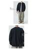 Anyang 2025 Autumn Men's Heavyweight Button Cardigan: Trendy, Loose, Casual Jacket