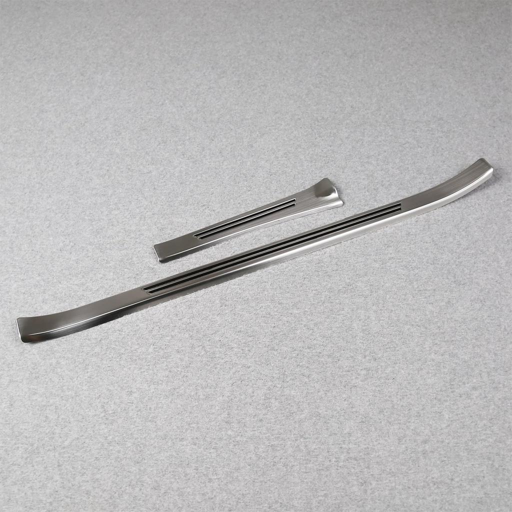 RUIQ Subaru Forester SL Series Exterior Stainless Steel Step Side Step Garnish Designed Exclusively for the Subaru Forester Garnish, (Silver) -