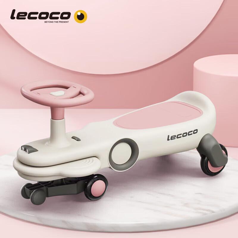 Lecoco Anti-Rollover Kids Ride-On Wiggle Car