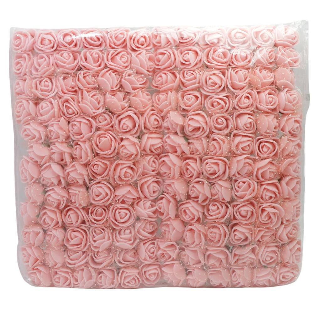Yarn Lace Rose Flower Garland with Foam and Dried Flowers for Wedding Candy Box or Gift Box