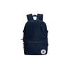 Einfarbig Reißverschluss Polyester Rucksack Unisex Rucksäcke Marineblau CV2413023PS-003