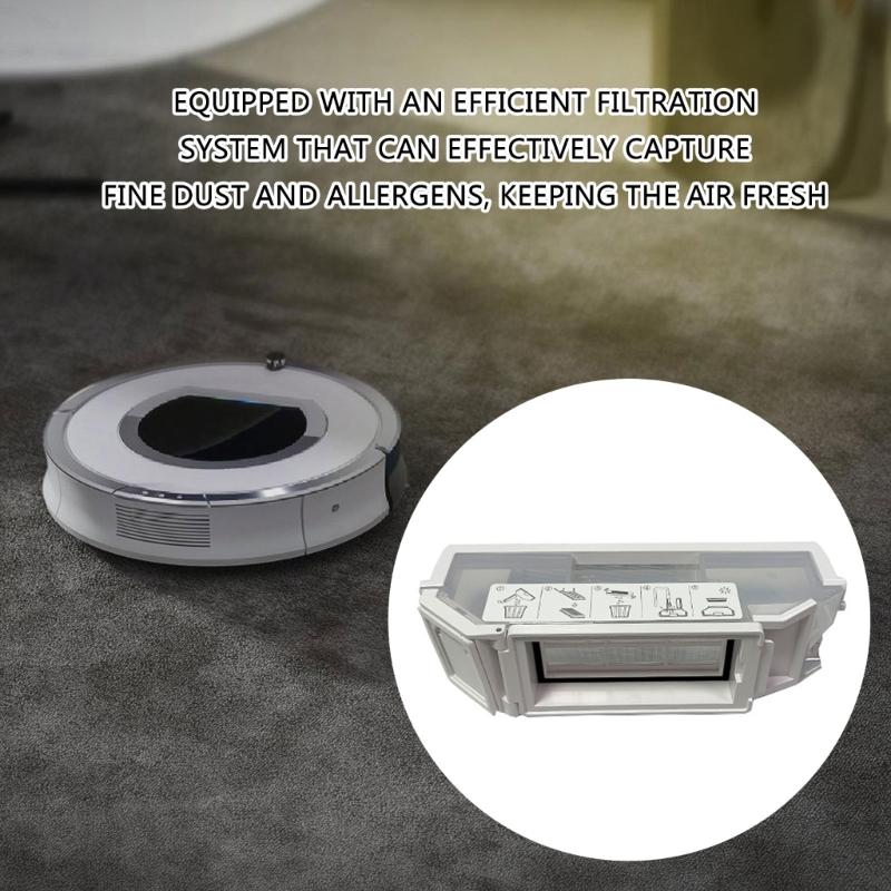 Dust Boxes Dust Bin Vacuum Cleaner Dust Boxes Replacement Vacuum Cleaner Garbage Boxes Part Plastic Texture for T30Pro