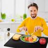 Acrylic Cutting Board with Counter Lip Thickness Clear Acrylic Cutting Board for Kitchen Anti Slip Cutting Board