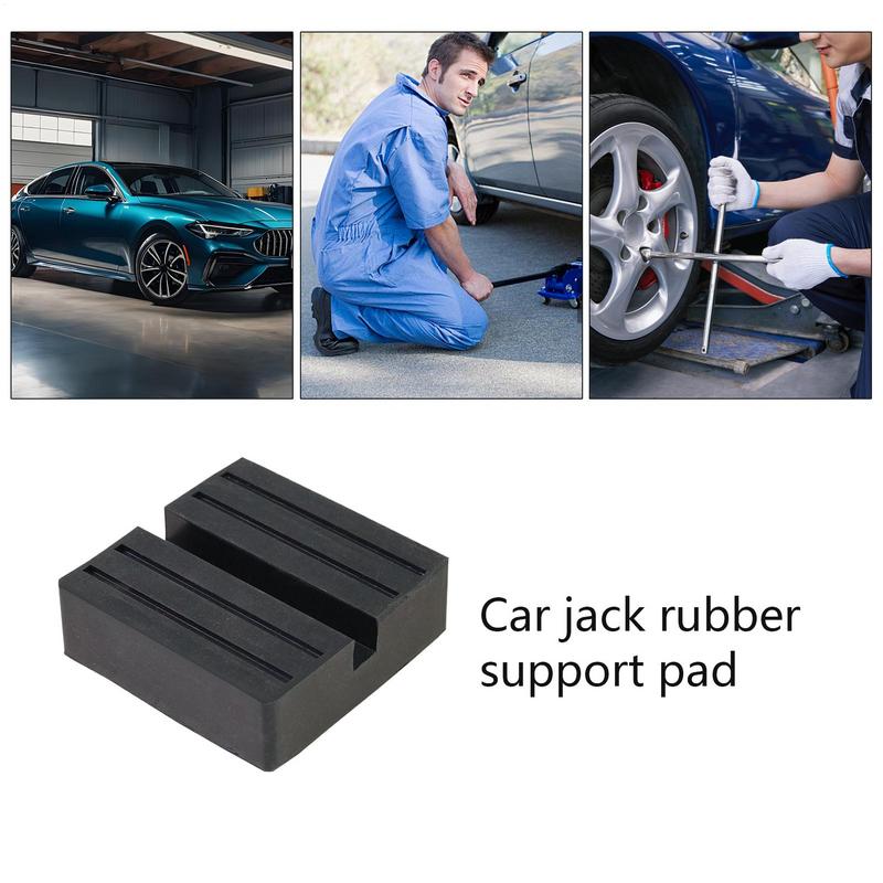 Floor Jack Adapter Car Anti-Slip Jack Rubber Pad Square Heavy Duty Support Block Anti-Slip Rail Repair Tool for Floor Beam