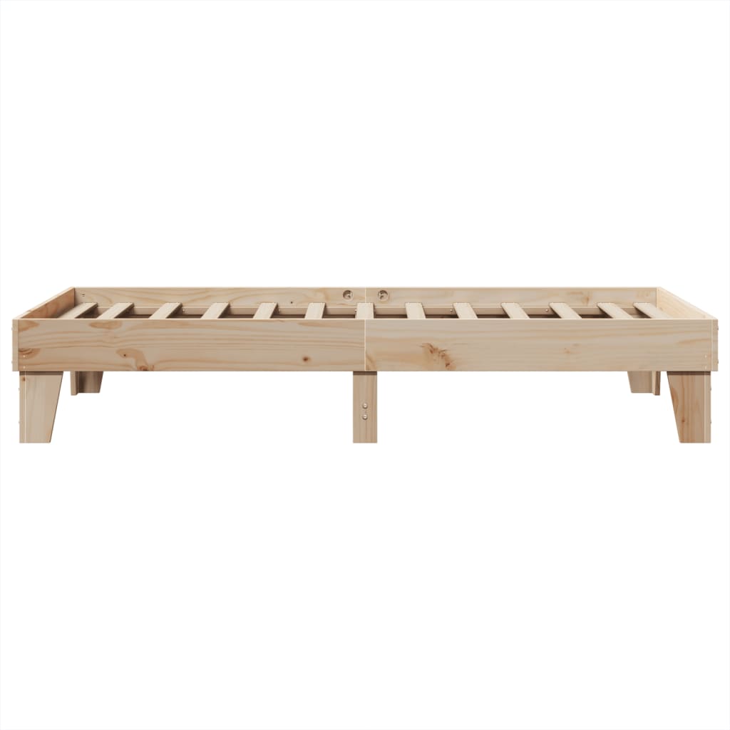 Solid Wood Bed without Mattress 90 x 190 cm Pine