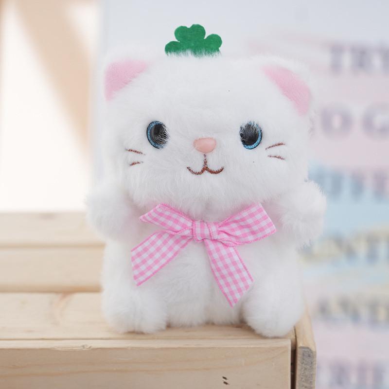 Cat Plush Keychain With Soft Pp Cotton Filling For Backpack Decor And Gift For All Ages