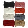 Winter Warm Knitted Knot Cross Headband For Women Girls Autumn Elastic Hair Holder Hair Band Solid Headwear Hair Accessories