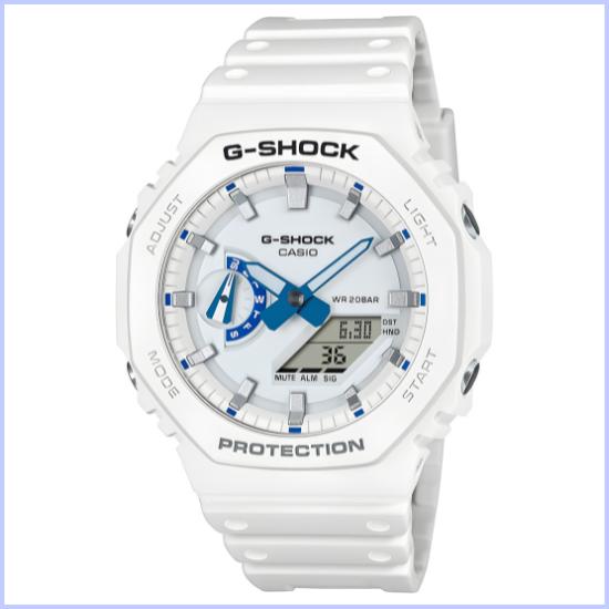 Часы СЕРИЯ СКРЫТОЕ СВЕЧЕНИЕ Экологически чистый материал Белый [Casio] G-Shock GA-2100HDS-7AJF Мужские