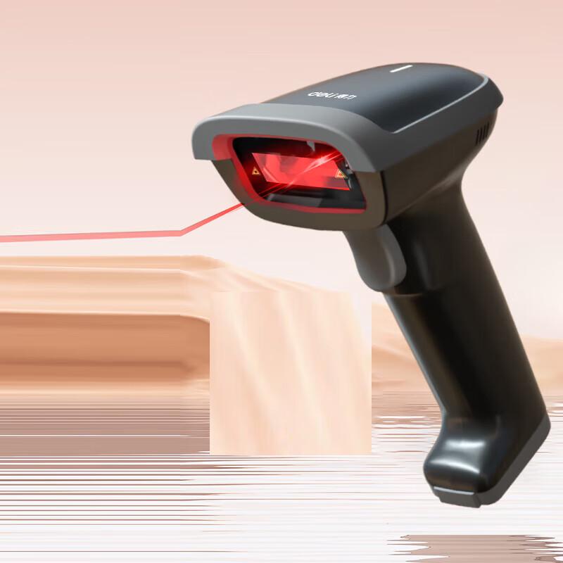 Deli 14881B Wireless Bluetooth 1D Barcode Scanner