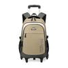 Junior High School Student Trolley Backpack Simple High Quality Ins Campus Rolling Backpack