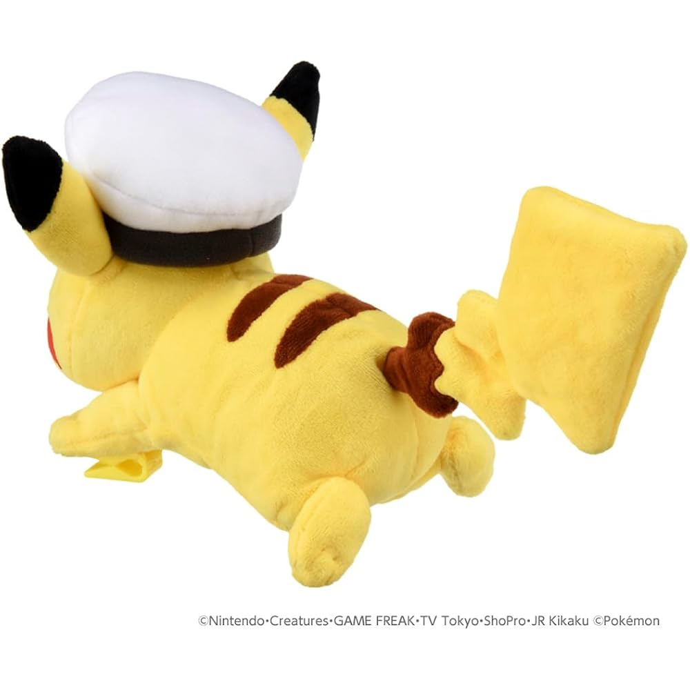 Takara Tomy (TAKARA TOMY) Pokemon Plush Toy Katanori Captain Pikachu