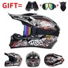 Full Face Motorcycle Helmet Off-Road ATV Dirt Bike Mountain Downhill Karting Safety Protection