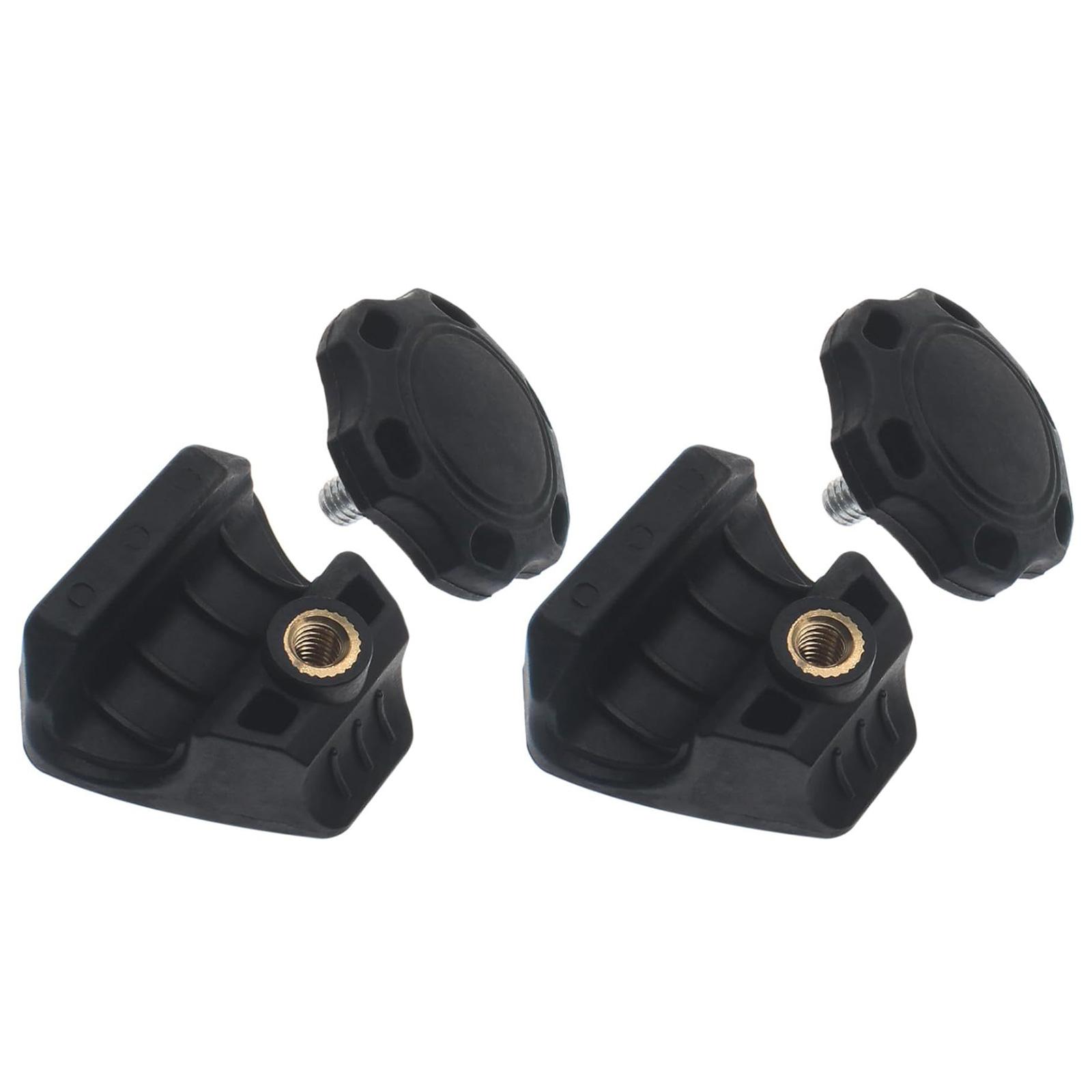 2Pcs Football Helmets Clips Nylon Football Helmets Visors Quick Clips Football Helmets Screws Fastener Easy to Install 1