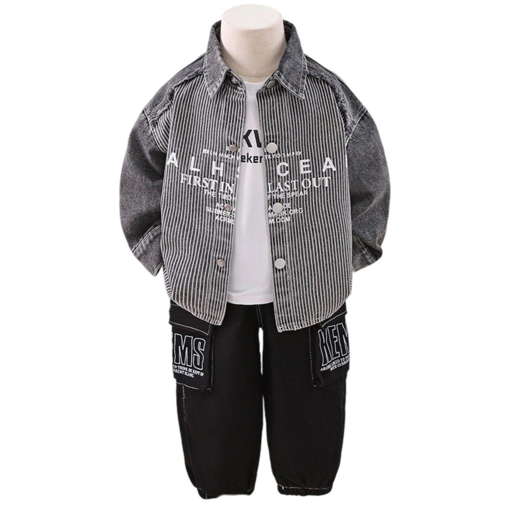 Kinder Freizeit Langarm Set, Bequeme Alltagsoutfits