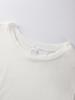 Spritz Society T-shirts Courts Imprimés pour Femmes Été Col Rond Hauts Doux Coupe Street Ajusté Streetwear Sportif Haute Élasticité Vêtements