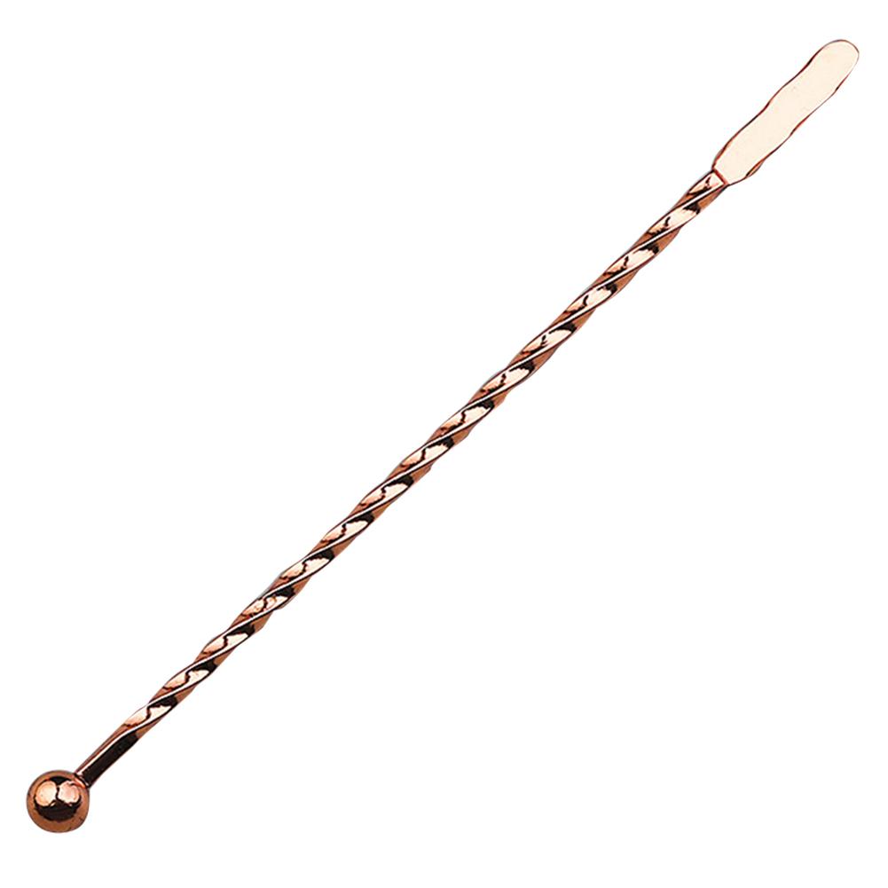 Mixing Cocktail Beverage Stir 19cm Bar Stir Sticks Spiral Pattern Stainless Steel Bartender Tools Juice Coffee Mixer Bar Tool