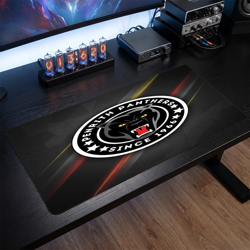 Penrith Panthers Pattern Mousepad Anti?Slip Rubber Desk Pad For Gaming Working Desktop Decoration