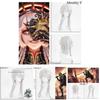High-quality Mechanized White Wig For Cosplay And Gaming Ideal For Identity V Lovers