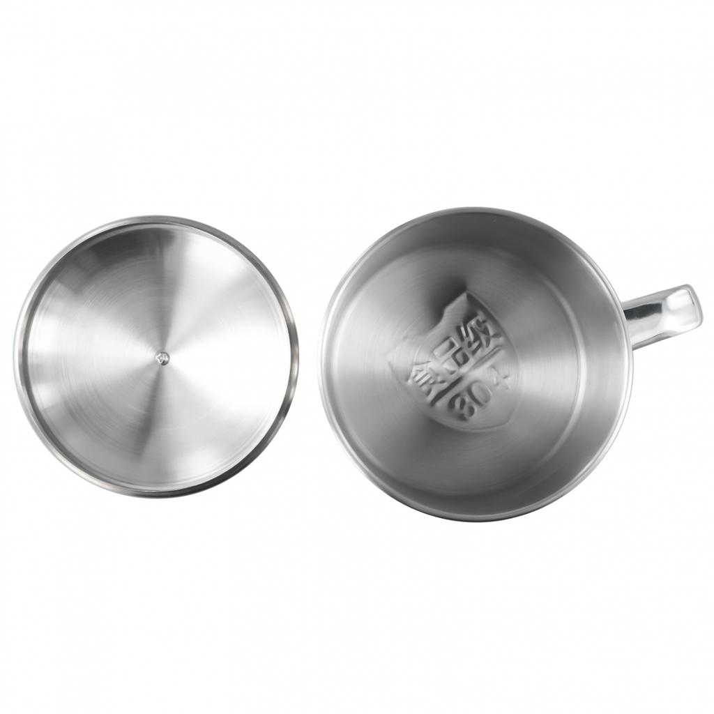 With Handle Stainless steel Cup 1pc Water Coffee Tea Camping Drinking Mug
