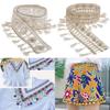 Cotton Jacquard Fan Ribbon, Pompom Border, Pompom Border, Pompom Ribbon,