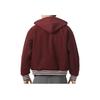 adidas Dragon Embroidery Casual Loose Hooded Jacket Men Outerwear Burgundy IT0210