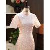 Hollow Mesh Lace Fabric Embroidery Womens Clothing Material  For Kids Dress Blouse
