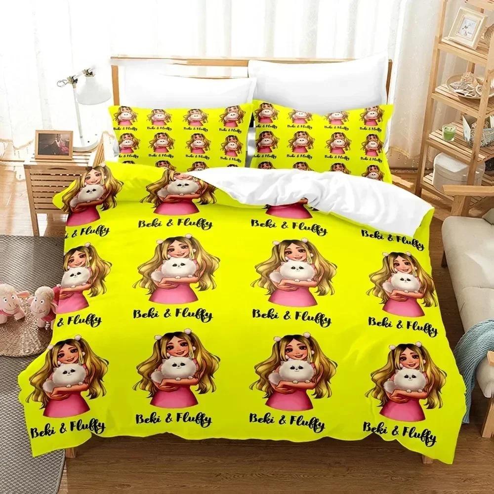 

Rebekah Wing Bedding Set Beki & Fluffy Bedding Set Duvet Cover Sheet Pillowcase Bed Full Queen King Size Comforter Bedroom 135x200cm