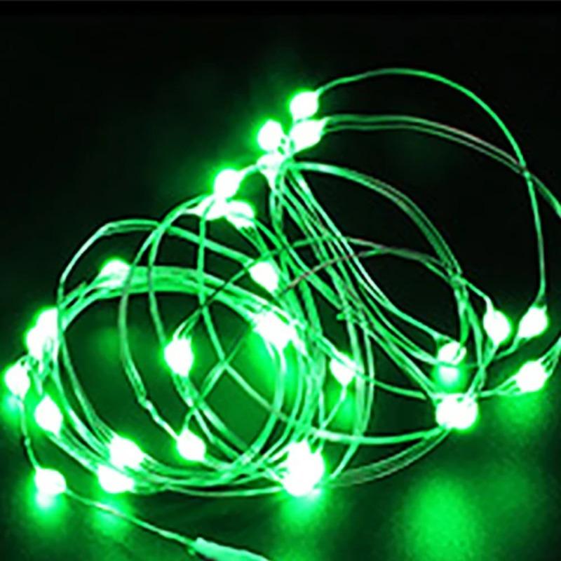 1/5/20M USB LED String Lights Copper Silver Wire Garland Light Waterproof Fairy Lights For Christmas Wedding Party Decoration