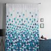 Bauernhaus Aquarell Punkte Farbverlauf Teal Transparent Vorhang Für Schlafzimmer Tüll Voile Vorhang Für Küche Wohnzimmer Fenster Behandlung