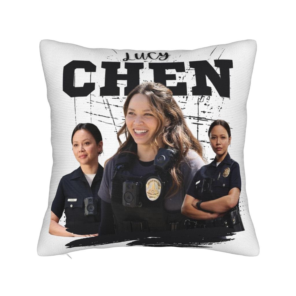 Tim Bradford Eric Winter The Rookie Pink Flag Pillowcase Printed Cushion Cover Decorations Pillow Case Cover Home Square