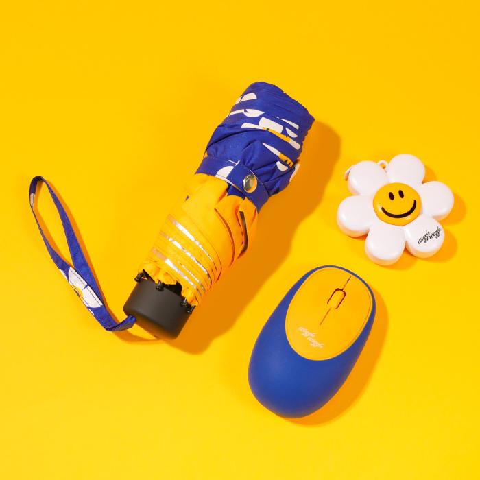 WIGGLE WIGGLE UV Protection Folding Umbrella Sun & Rain Parasol (Smile We Love / Bears)