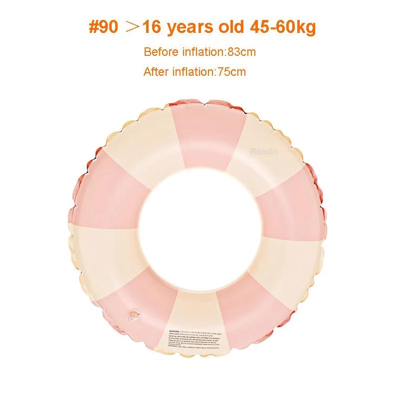 Donut Swimming Ring Inflatable Pool Float for Teen Kids Swimming Circle Baby Swim Tube Water Play Swimming Pool Toys