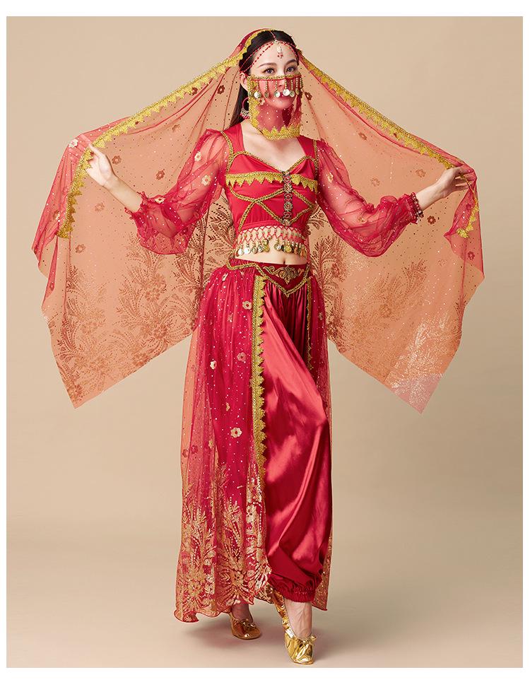 Halloween Jasmine-Inspired Adult Dance Costume Set