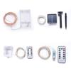 Waterproof Solar LED Copper Wire Lights with Remote - Outdoor Decorative Lights for Camping & Christmas