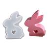 3D Rabbit Resin Mold Easter Bunny Resin Mold for DIY Art Craft Gypsum Ornament Home Decor Epoxy Resin Casting Mold