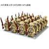 24PCS World War II Troops, American, Soviet Union, China, British Soldiers, Mini Action Figures, Humanoid Dolls, Toy Boys.