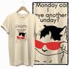 COOLMIND 100% cotton BEIGE cat print exclusive graphic women T shirt big size loose cotton cat lover women tshirt LOVELY cat tee