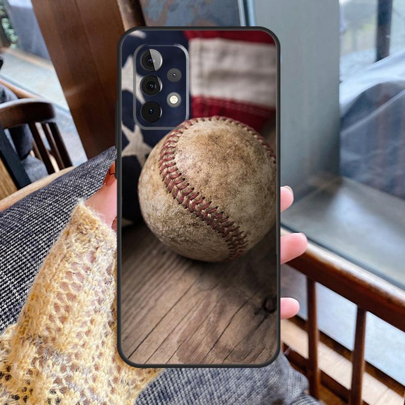 Love Baseball Sport Case For Samsung Galaxy A12 A22 A32 A52 A06 A54 A34 A14 A56 A36 A26 A16 A13 A53 A15 A35 A55