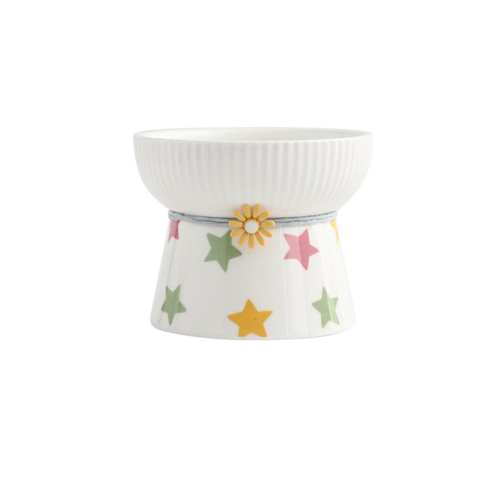 Creative Pet High Foot Bowl Cute Dog Food Feeding Basin Pet Supplies Cat Bowl Kitten Puppy