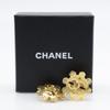 Chanel COCO Mark Earring Vintage Plated Gold Flour 11.3g Women Used
