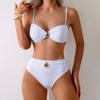 Farblich abgestimmte Mode Sexy Bikini Badeanzug Damen Strand